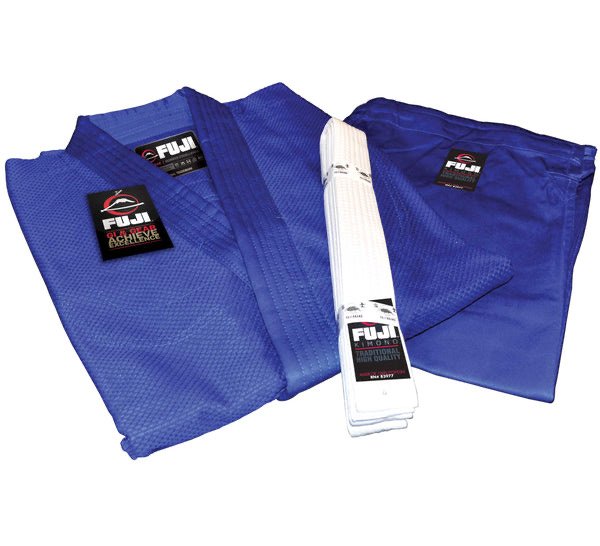 Blue Fuji single weave judogi